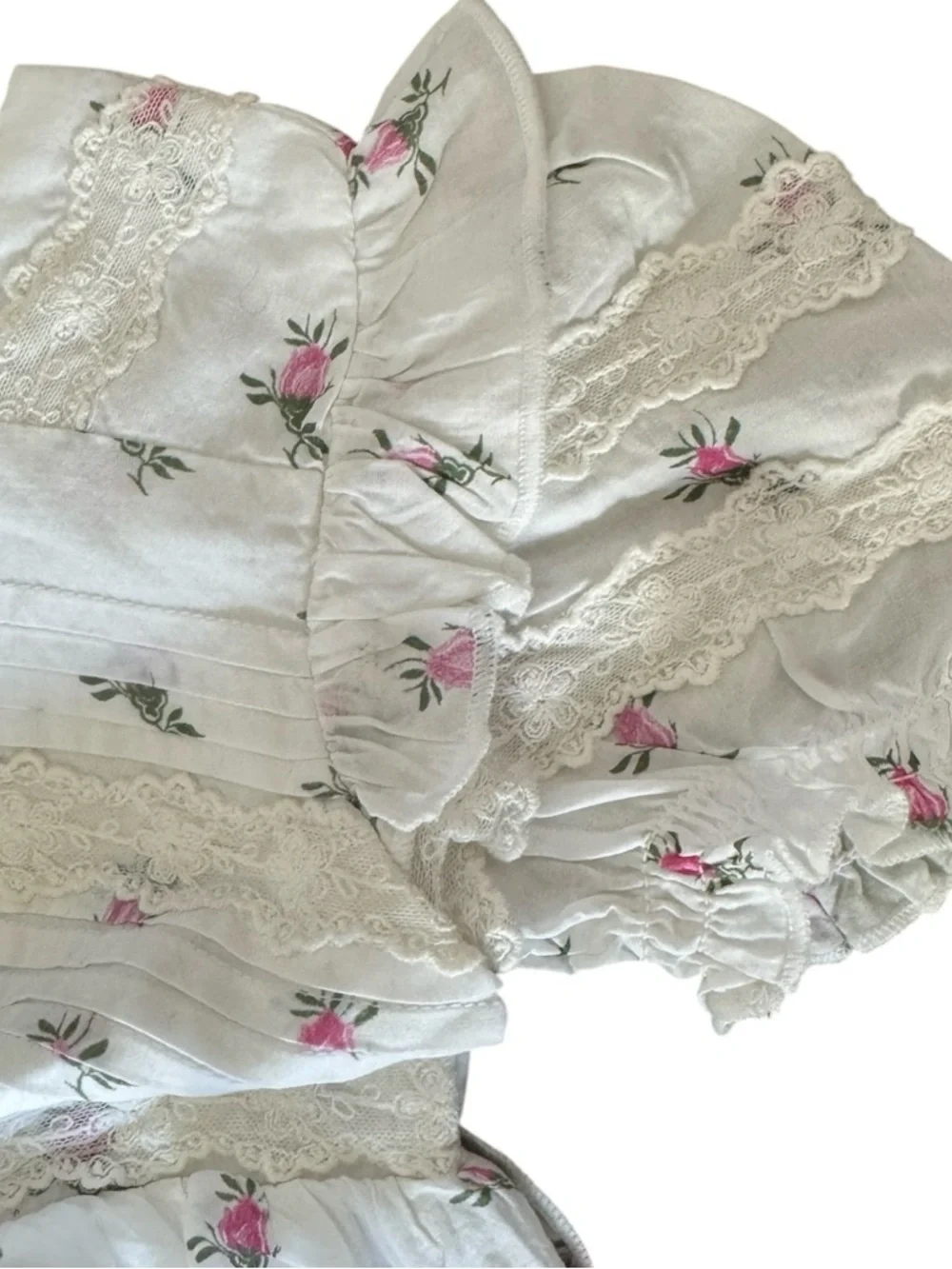 For Love & Lemons Lil Lemons Wildflower Dress 6T NWT Lace Ruffle Organic Cotton